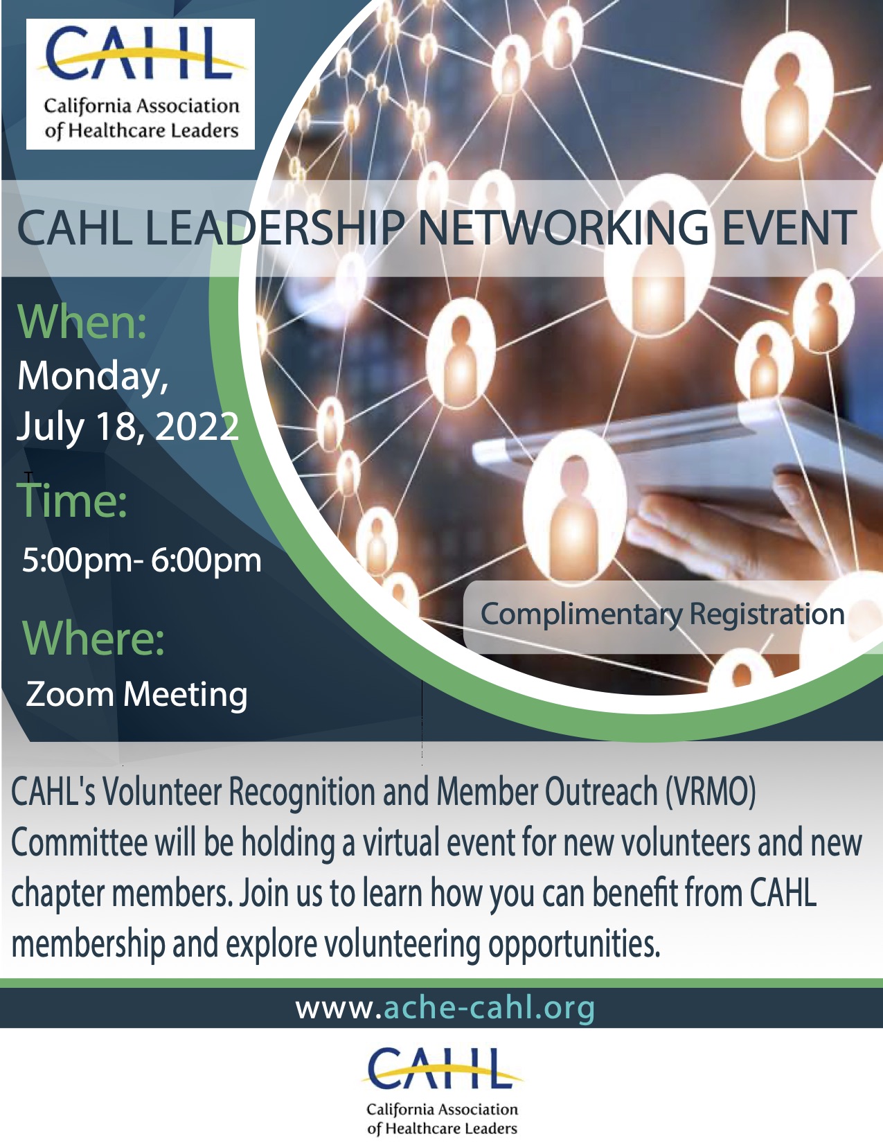 CAHL Leadership Networking event
