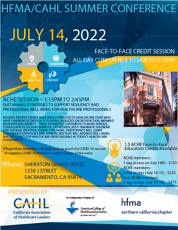 HFMA CAHL Summer 2022 Conference