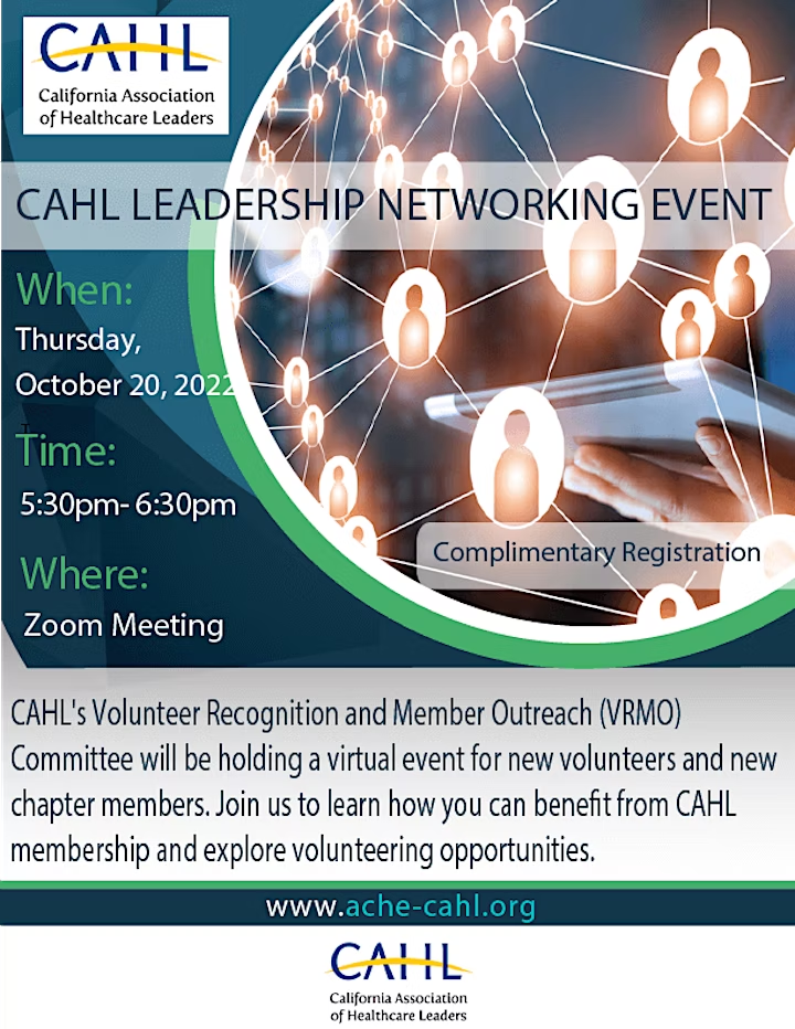 CAHL Leadership networking event