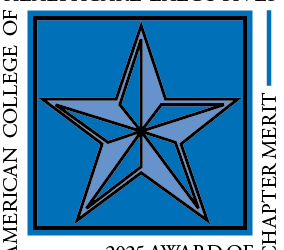 2025 Chapter of Merit Awardee – Membership Growth