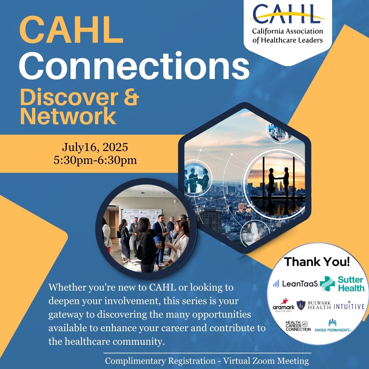 CAHL Connections July 2025 Post